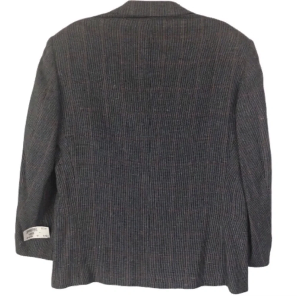 Savane Indigo Tweed Sport Coat Blue Gray 42R NWT